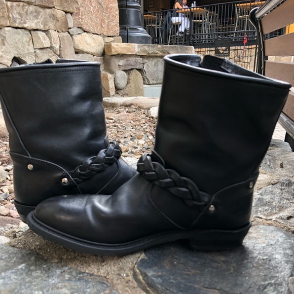 golden goose biker boots